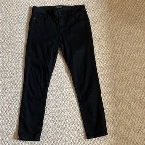 Black denim pants